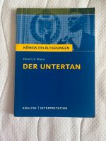 Der Untertan Analyse, Interpretation Buch Wandsbek - Hamburg Lemsahl-Mellingstedt Vorschau