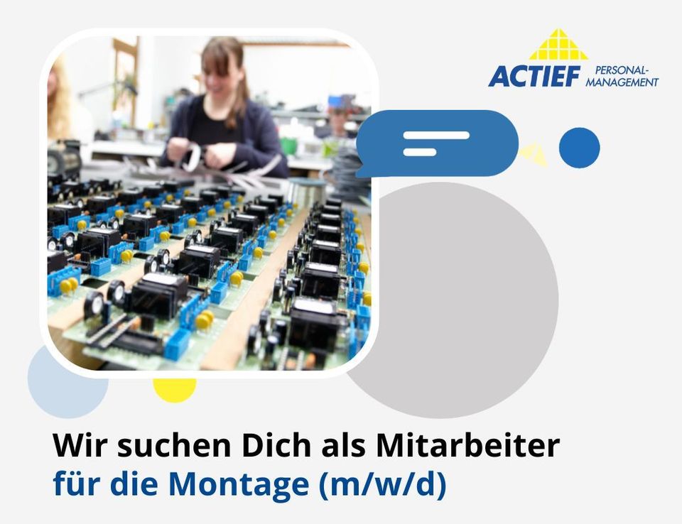 Montagemitarbeiter (m/w/d) in Burbach gesucht! in Burbach