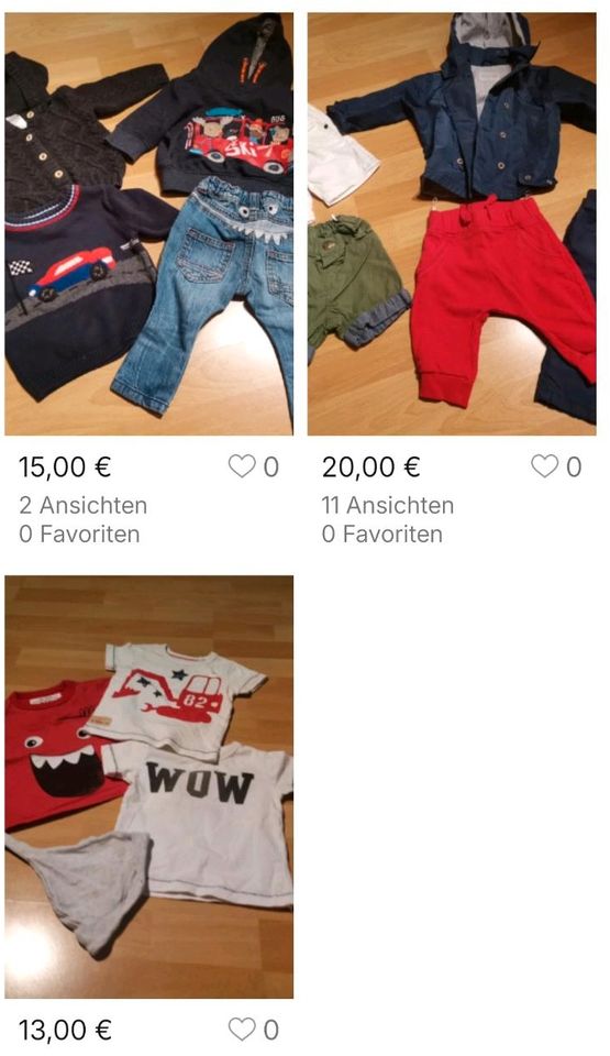 paket junge next boss benetton gr 68  uvm siehe bilder in Schwalbach a. Taunus