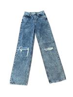 Wide leg baggy Damen Jeans mit Löchern dunkelblau Baden-Württemberg - Herrenberg Vorschau