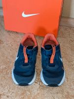 NIKE SNEAKERS Gr. 32 navy dunkelblau orange Baden-Württemberg - Karlsruhe Vorschau