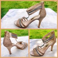 Tamaris Sandalette  Gold Silber Platinum Größe 39 Niedersachsen - Seelze Vorschau