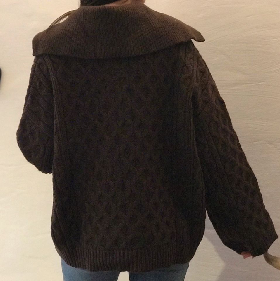 Samsøe Samsøe brauner Wollcardigan oversize S/M NEU in Essen-Haarzopf