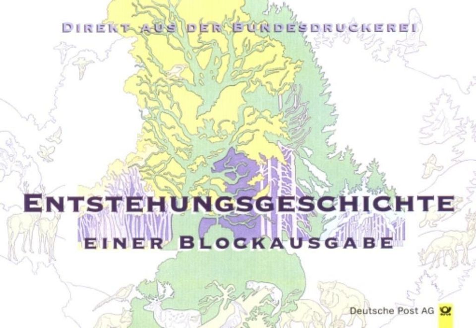 Erinnerungsblatt „Entstehungsgeschichte einer Blockausgabe“ 6seit in Irmenach