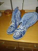Schuhe Sommer Stoff Damen Größe 39 Bayern - Veitsbronn Vorschau