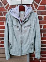 Neuwertige Gipsy Lederjacke Gr. 40 blau grau Niedersachsen - Apen Vorschau