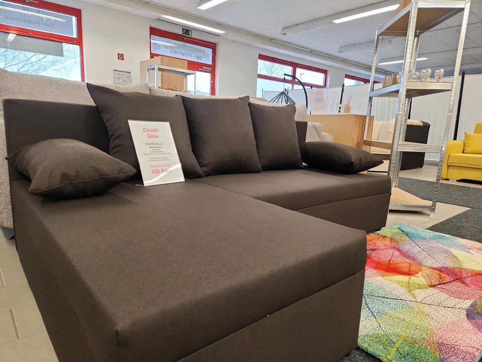 Neue Couch Ecksofa klein 206 x 146cm in Stollberg