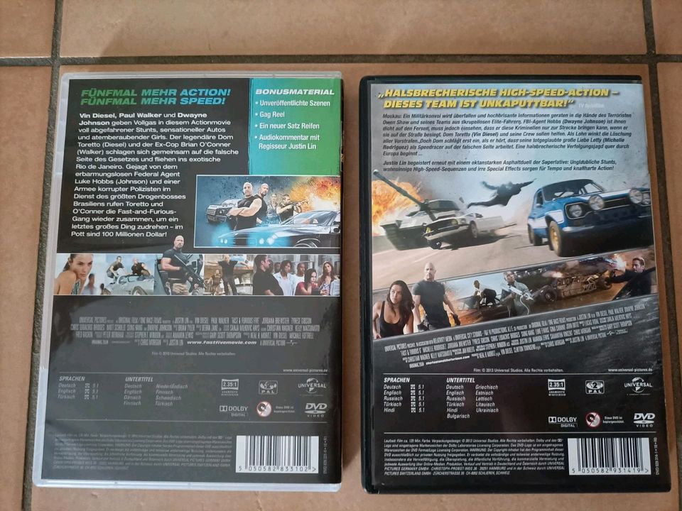 Fast & Furious 5 und 6 DVD in Oldenburg