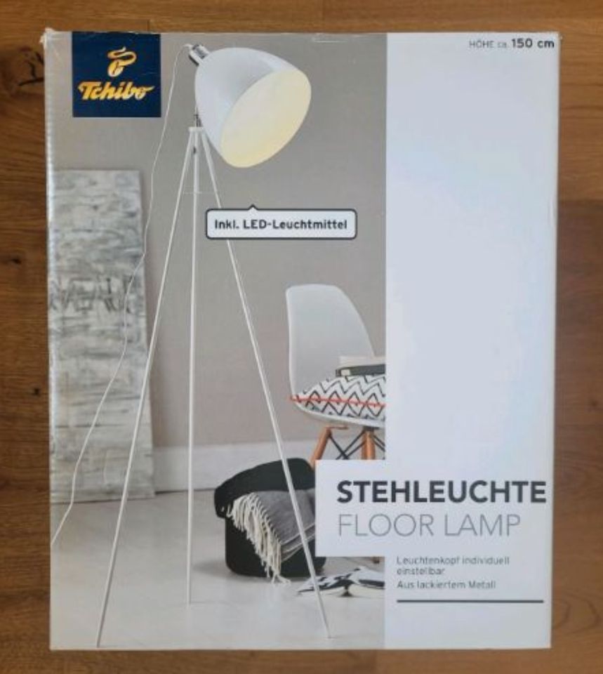 Stehleuchte NEU&OVP Floor Lamp Tchibo weiß, industrial-look in Berlin