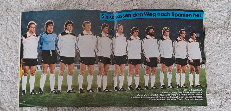 Fußball WM 1982 Sammelalbum Duplo und Hanuta in Gießen