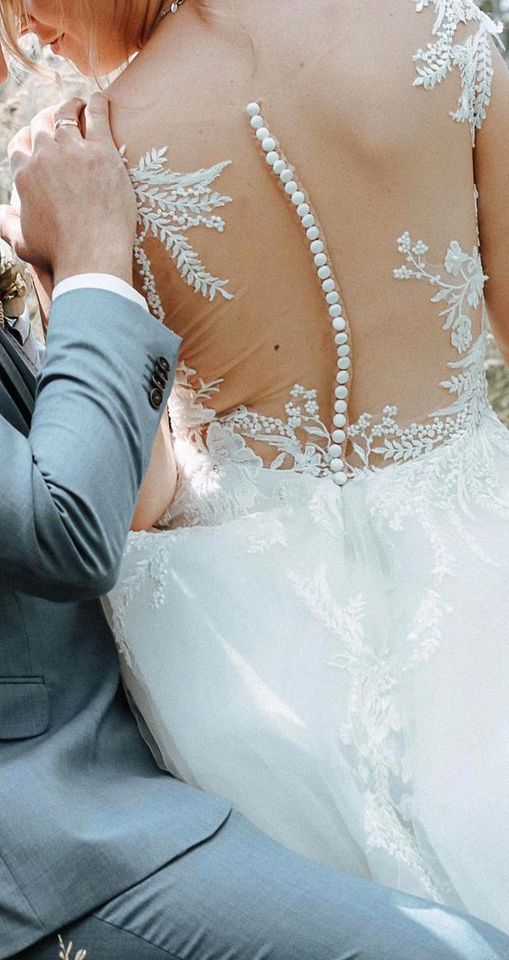 Hochzeitskleid Prinzessinnenkleid Traumkleid GlitzerkleidSchleppe in Mehren