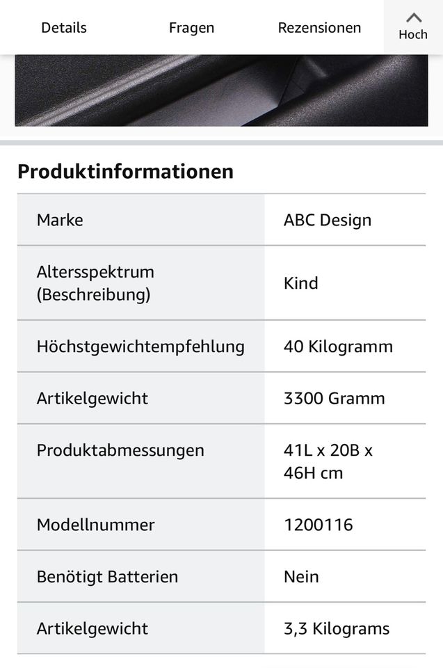 Trittbrett von ABC Design für Kinder in Neubrandenburg