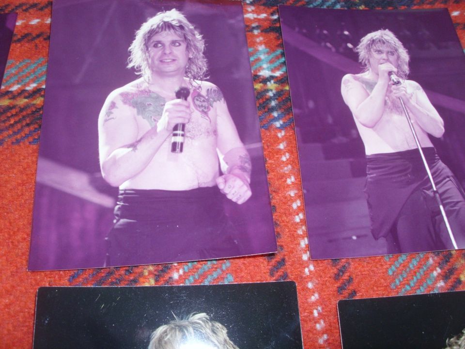 12 Ozzy Osbourne US live Tourfotos "Ultimate Sin" Tour 1986 in Dachau