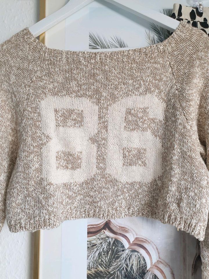 ☆ Schöner Pullover ☆ Cropped Pullover ☆ Boho ☆ Skandi ☆ in Kleinblittersdorf