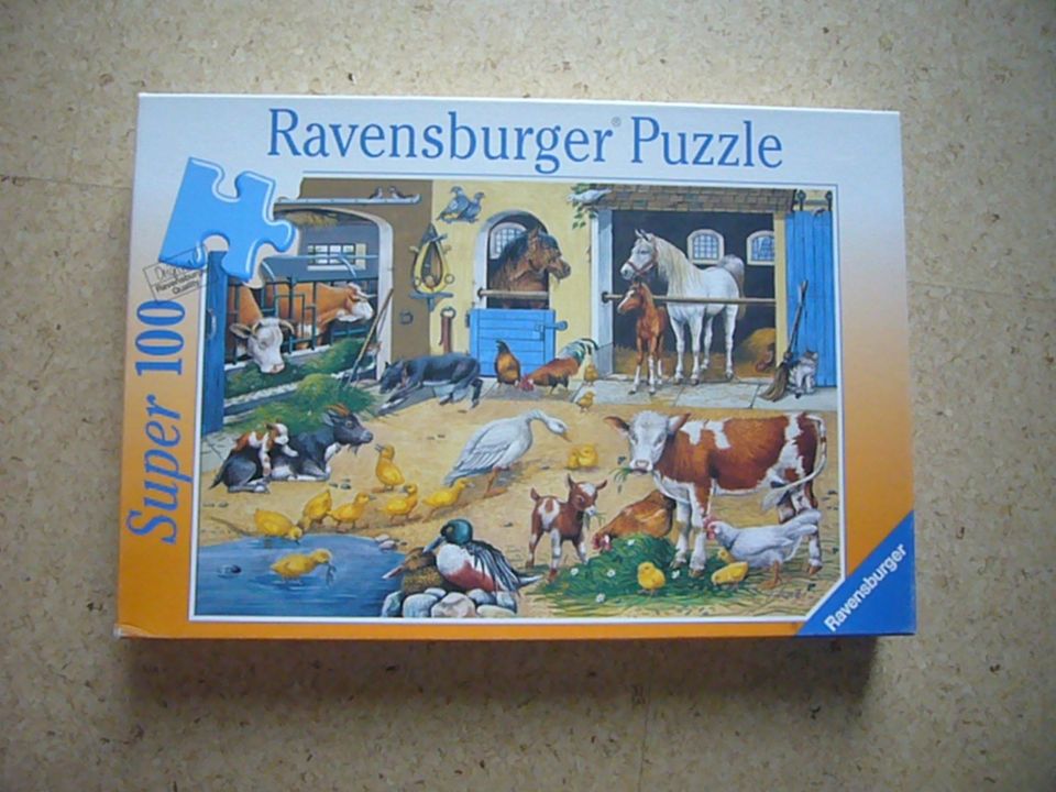 Ravensburger (R) Puzzle - 100 Teile - Am Stall - 107438 in Walderbach