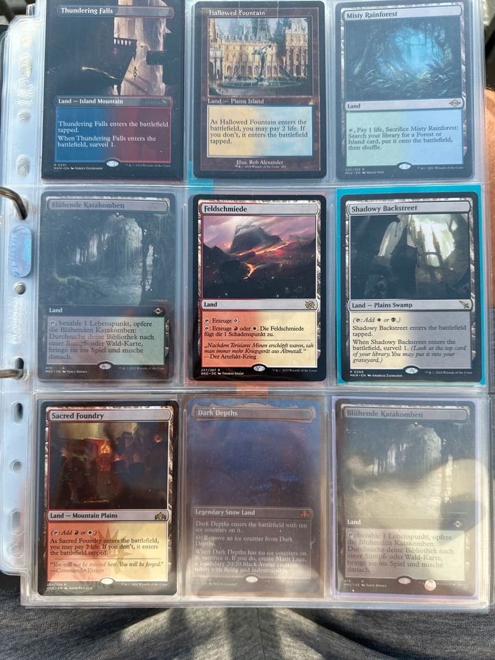 MTG Magic The Gathering Mythic und Foils Shocklands Fetch in München