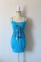 Damen Top Sommertop Partytop mit Pailetten blau melrose Gr. 34 Bayern - Egling Vorschau