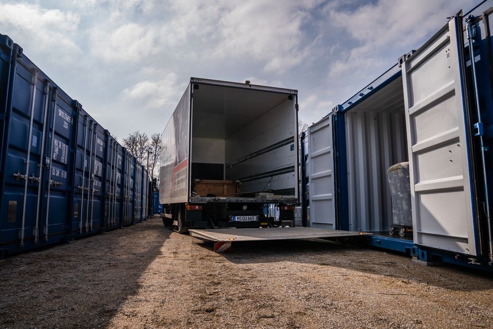 Lagerraum, Lagercontainer, Materialcontainer, Self-Storage, Lagerfläche, Lagerbox, Umzugslager, Containerlager, Stellfläche, Werkzeuglager, Privatlager, in München