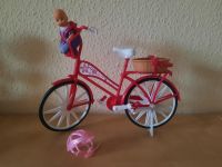 "Fake Barbie Zubehör" Fahrrad mit Baby, Helm und Korb Essen - Essen-Borbeck Vorschau