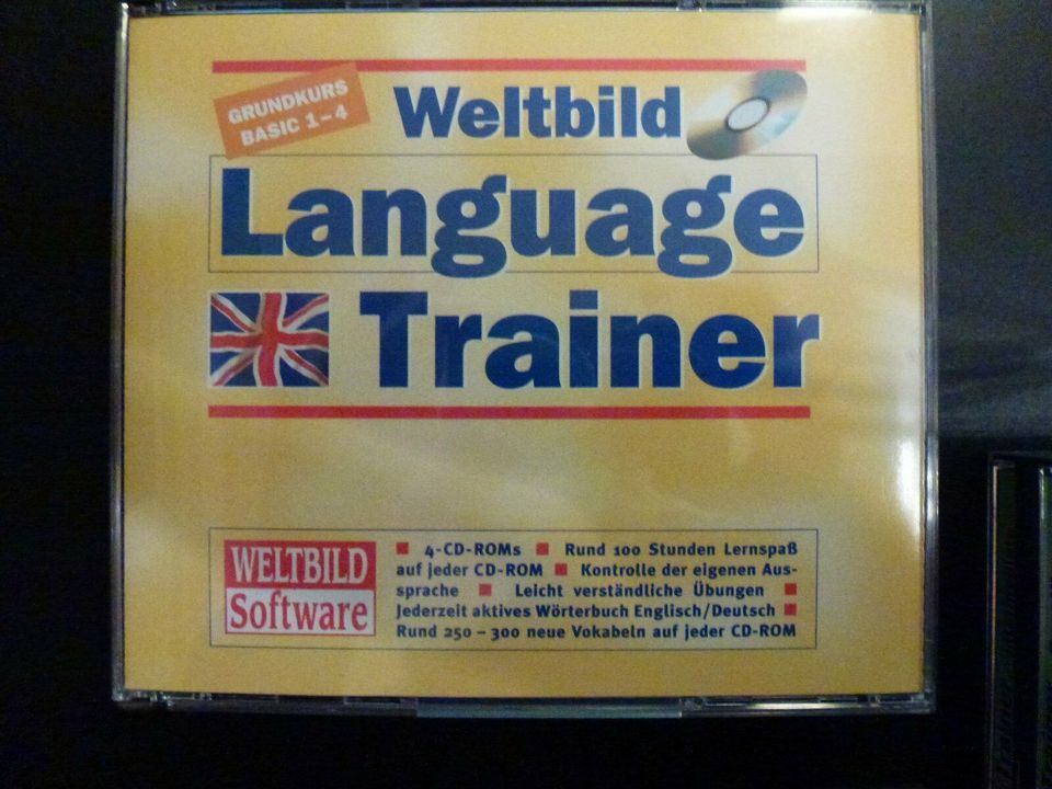 Language Trainer Englisch - 12 CD-Rom + Pons-Wörterbuch-CD in Ludwigshafen