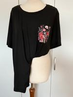 T-Shirt Shirt Blumen mit Rückenprint Sachsen - Plauen Vorschau
