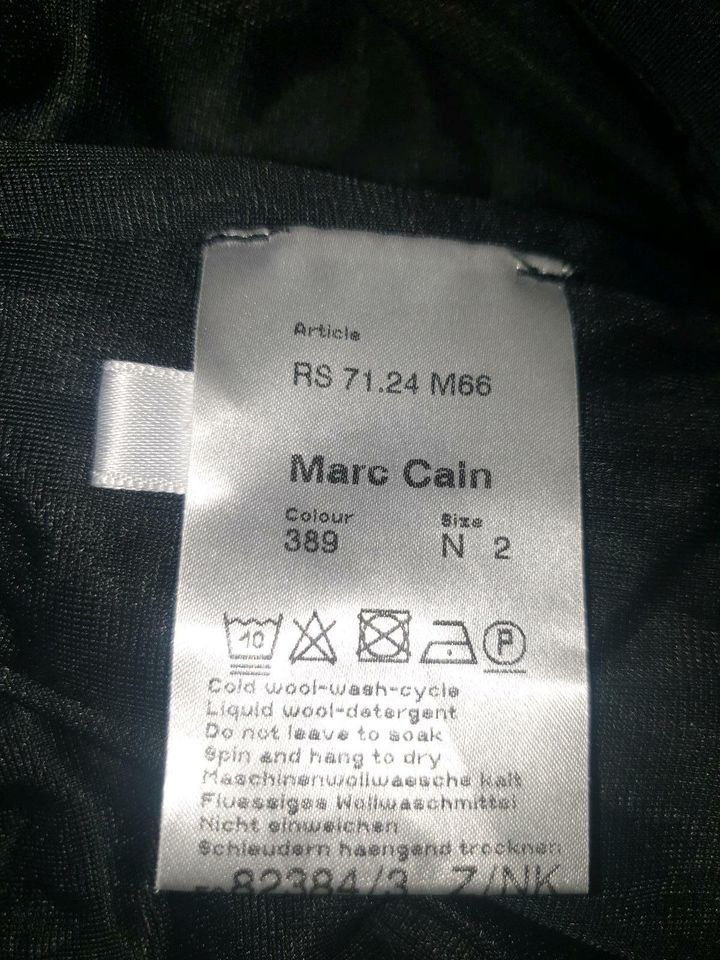 Marc cain Damen Rock schwarz leomuster grösse N2 M*super zustand in Wedemark