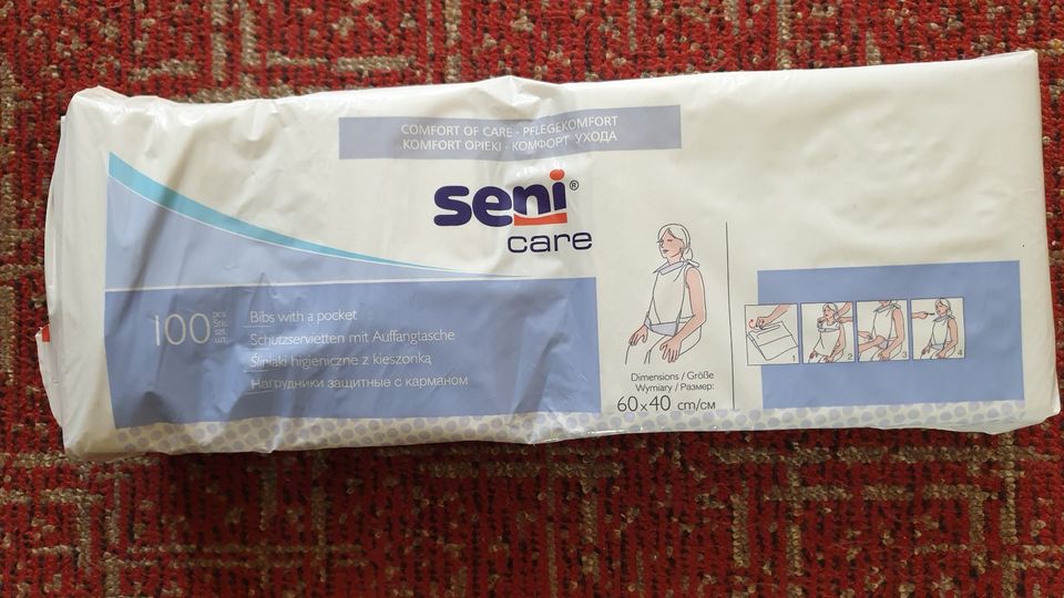 97 St. Seni care Schutzservietten 60x40, Packung angebrochen in Hilzingen