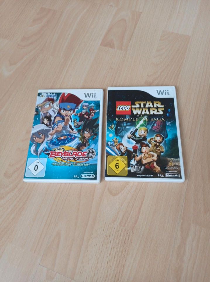 Wii Spiele Star wars  Beyblade in Ölbronn-Dürrn