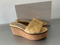 Jimmy Choo Pantolette Gold Nordrhein-Westfalen - Eschweiler Vorschau