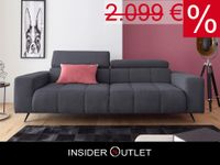Sofa 3-Sitzer 238 cm Grau Luxus-Microfaser Couch Köln - Ehrenfeld Vorschau