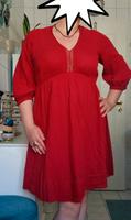 Sommerkleid Gr 42 XL rot 3/4 Arm Dresden - Blasewitz Vorschau