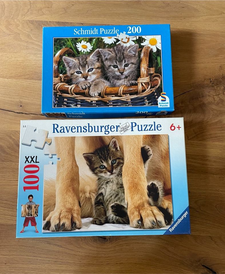 Puzzle Katzenmotiv 100/200 Teile in Bretten