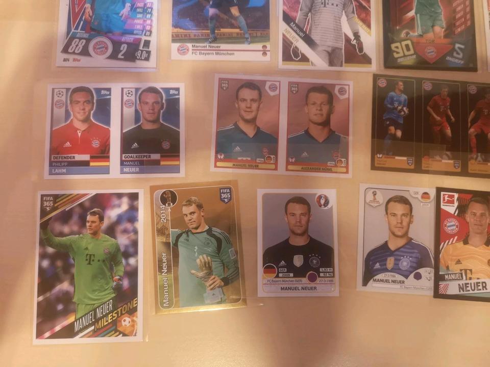 Manuel Neuer Sticker Panini WM, EM, Champions League, Bundesliga in Buchloe