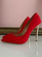 Primark High Heels Pumps rot gold 36 Schleswig-Holstein - Barsbüttel Vorschau