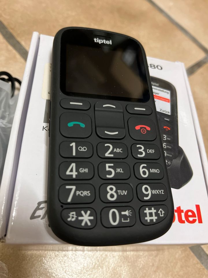 Tiptel Ergophone 6380 / Neuwertig/ Seniorenhandy / Telefon in Bad Lippspringe