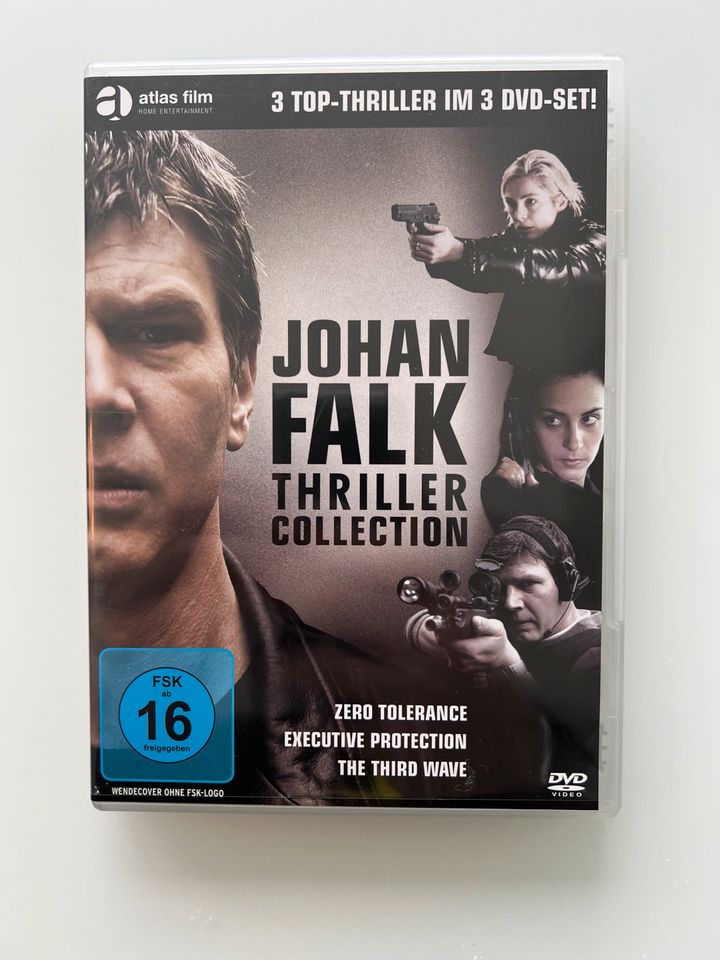 Johan Falk Thriller Collection - 3 DVD Box GSI Göteborg NEU in Kürten