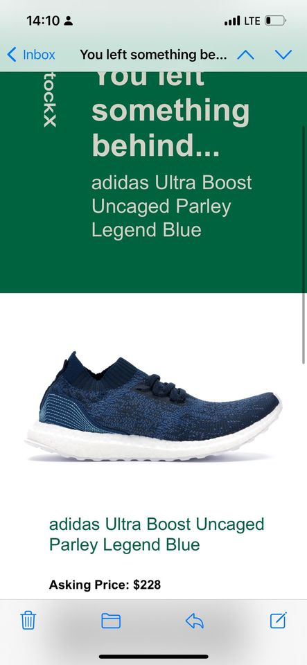 adidas x Parley for the Ocean Ultraboost Uncaged | legend blue in Erlangen