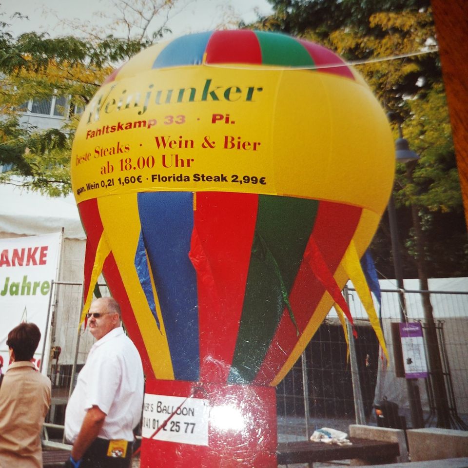 4 Aufblasbare Werbeballons, Höhe 3m, 5m und 7m in Pinneberg