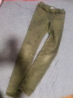 Jeans super skinny 134 Name it Blumen Khaki Grün Mädchen Hose Bad Doberan - Landkreis - Broderstorf Vorschau