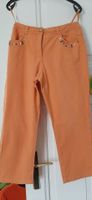 Damenhose CRISCA,Gr.40,orange,3/4lang,Accessoiressteine,neuwertig Berlin - Zehlendorf Vorschau