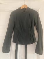 Elegante Lederjacke Blazer tailliert mit Gürtel Stehkragen Mexx Brandenburg - Eberswalde Vorschau