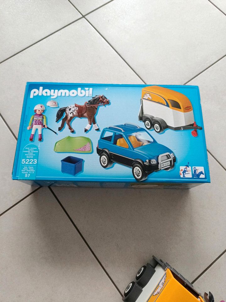 Playmobil 5223 PKW mit Pferdeanhänger mit OVP in Bochum