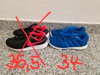 Turnschuh Adidas Größe 34 blau Nordrhein-Westfalen - Brüggen Vorschau