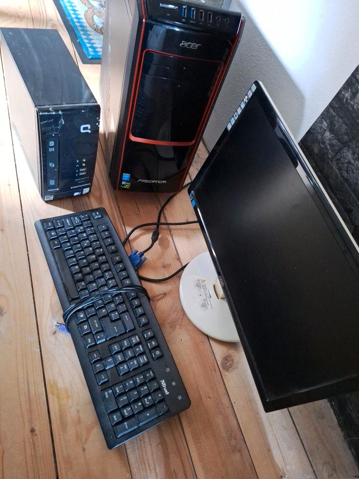 2x Computer, Kleiner Monitor in Meßstetten