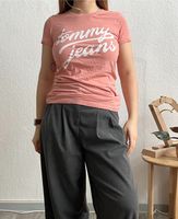 Tommy Hilfiger Tshirt Rosa Lachs mit Logoprint Nordrhein-Westfalen - Detmold Vorschau