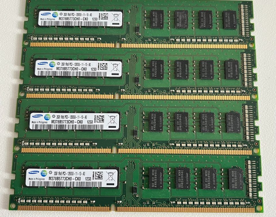 16 GB RAM PC3 vom Samsung und Nanya DDR3 Bausteine in Bremerhaven