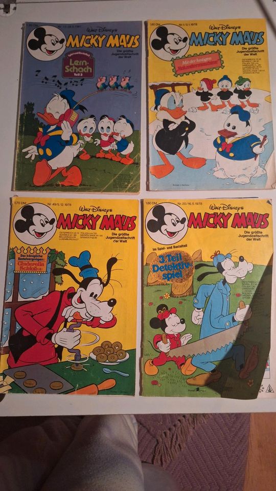 Micky Maus Hefte 80er 70er Jahre Comic Hefte Micky Maus in Bad Kissingen