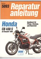 ★ Honda CB 450 S Reparaturhandbuch/Reparaturanleitung ab Bj1986 ★ Brandenburg - Wiesenburg/Mark Vorschau