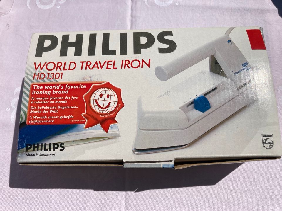 Reisebügeleisen PHILIPS, WORLD TRAVEL IRON HD 1301 in Hamburg