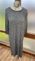 Kleid dünnes Strickkleid Gr. 48 schwarzgrau meliert Clockhouse Hessen - Edermünde Vorschau